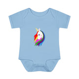 Lily the Unicorn Infant Baby Rib Bodysuit