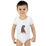 4th of July Lucy Infant Baby Rib Bodysuit