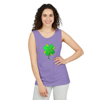 Clover Unisex Garment-Dyed Tank Top