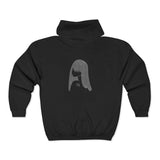 Graphite Lucy Unisex Heavy Blend™ Full Zip Hooded Sweatshirt