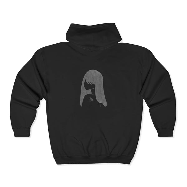 Graphite Lucy Unisex Heavy Blend™ Full Zip Hooded Sweatshirt