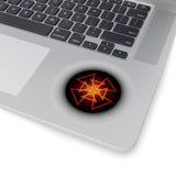 Orange Star Kiss-Cut Stickers