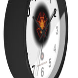 Orange Star  Wall Clock
