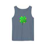 Clover Unisex Garment-Dyed Tank Top