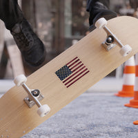 American Flag Transparent Outdoor Stickers, Die-Cut, 1pcs