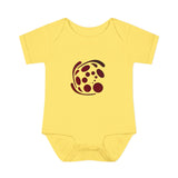 Spiral Red Infant Baby Rib Bodysuit