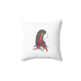 4th of July Lucy Spun Polyester Square Pillow