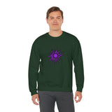 Purple Sun Unisex Heavy Blend™ Crewneck Sweatshirt