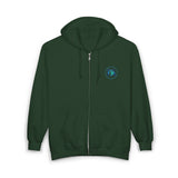 Classic Blue Unisex Heavy Blend™ Full Zip Hooded Sweatshirt
