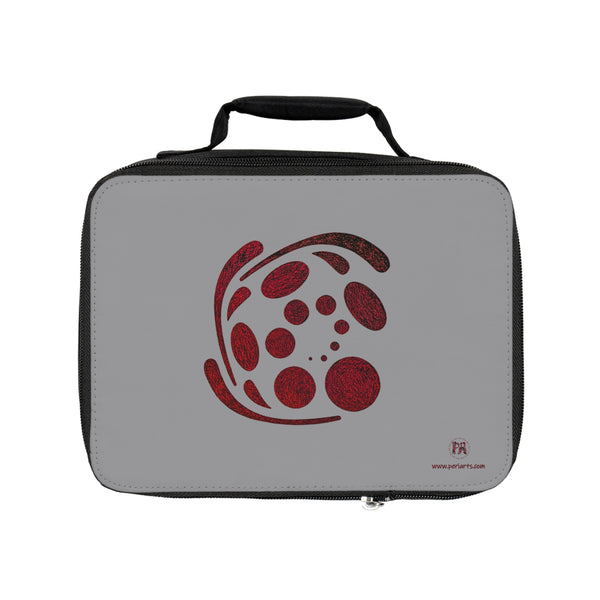 Spiral Red Lunch Bag