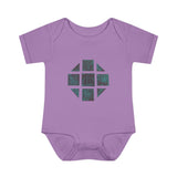 Teal Hex Infant Baby Rib Bodysuit
