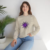 Purple Sun Unisex Heavy Blend™ Crewneck Sweatshirt