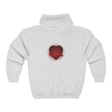 Heartmail Unisex Heavy Blend™ Full Zip Hooded Sweatshirt