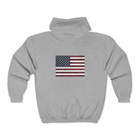 American Flag Unisex Heavy Blend™ Full Zip Hooded Sweatshirt