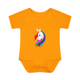 Lily the Unicorn Infant Baby Rib Bodysuit