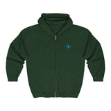 Classic Blue Unisex Heavy Blend™ Full Zip Hooded Sweatshirt