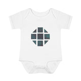 Teal Hex Infant Baby Rib Bodysuit