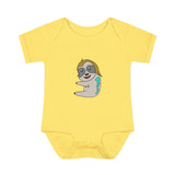 Sandy thw Sloth Infant Baby Rib Bodysuit