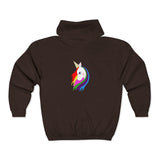 Lily the Unicorn Unisex Heavy Blend™ Full Zip Hooded Sweatshirt