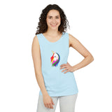 Lily the Unicorn Unisex Garment-Dyed Tank Top