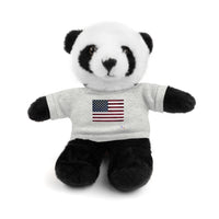 American Flag Stuffed Animals with Tee