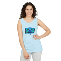 Classic Blue Unisex Garment-Dyed Tank Top