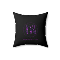 Emblem Spun Polyester Square Pillow