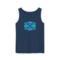 Classic Blue Unisex Garment-Dyed Tank Top