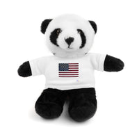 American Flag Stuffed Animals with Tee