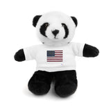 American Flag Stuffed Animals with Tee