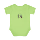 Teal Hex Infant Baby Rib Bodysuit