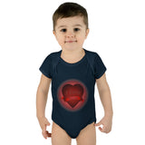 Heartmail Infant Baby Rib Bodysuit