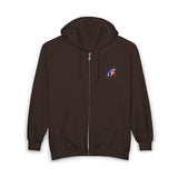 American Flag Unisex Heavy Blend™ Full Zip Hooded Sweatshirt