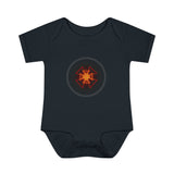 Orange Star Infant Baby Rib Bodysuit