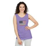 American Flag Unisex Garment-Dyed Tank Top