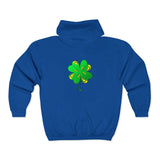 Clover Unisex Heavy Blend™ Full Zip Hooded Sweatshirt