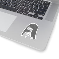 Graphite Lucy Kiss-Cut Stickers
