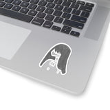 Graphite Lucy Kiss-Cut Stickers