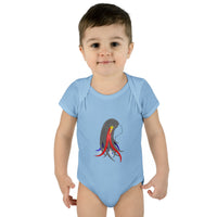 4th of July Lucy Infant Baby Rib Bodysuit