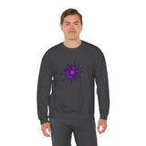 Purple Sun Unisex Heavy Blend™ Crewneck Sweatshirt