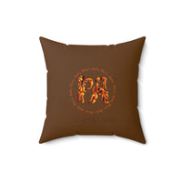 Penelope the Pumpkin Spun Polyester Square Pillow