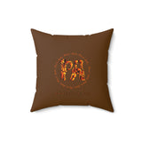 Penelope the Pumpkin Spun Polyester Square Pillow