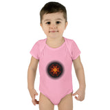 Orange Star Infant Baby Rib Bodysuit