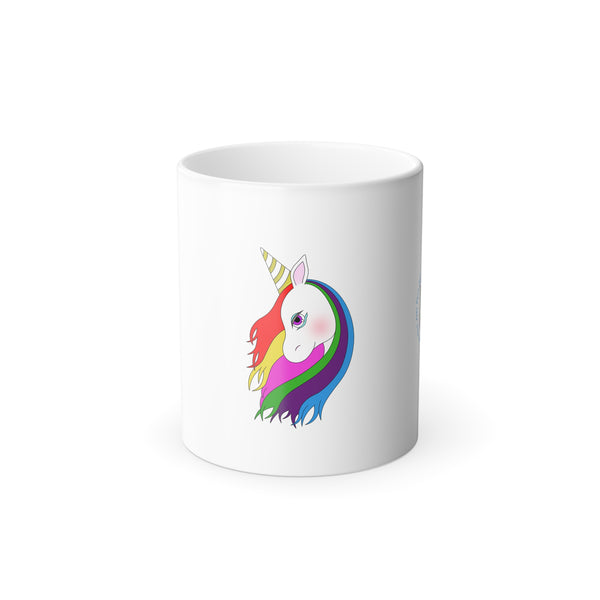 Lily the Unicorn Color Morphing Mug, 11oz