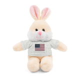 American Flag Stuffed Animals with Tee