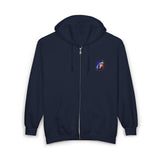 American Flag Unisex Heavy Blend™ Full Zip Hooded Sweatshirt