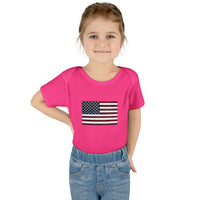 AMerican Flag Infant Baby Rib Bodysuit