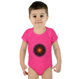 Orange Star Infant Baby Rib Bodysuit