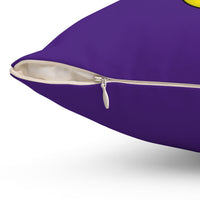 Shell Bell Spun Polyester Square Pillow
