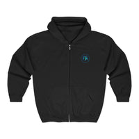 Classic Blue Unisex Heavy Blend™ Full Zip Hooded Sweatshirt